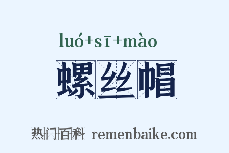 螺丝帽是什么意思的图片